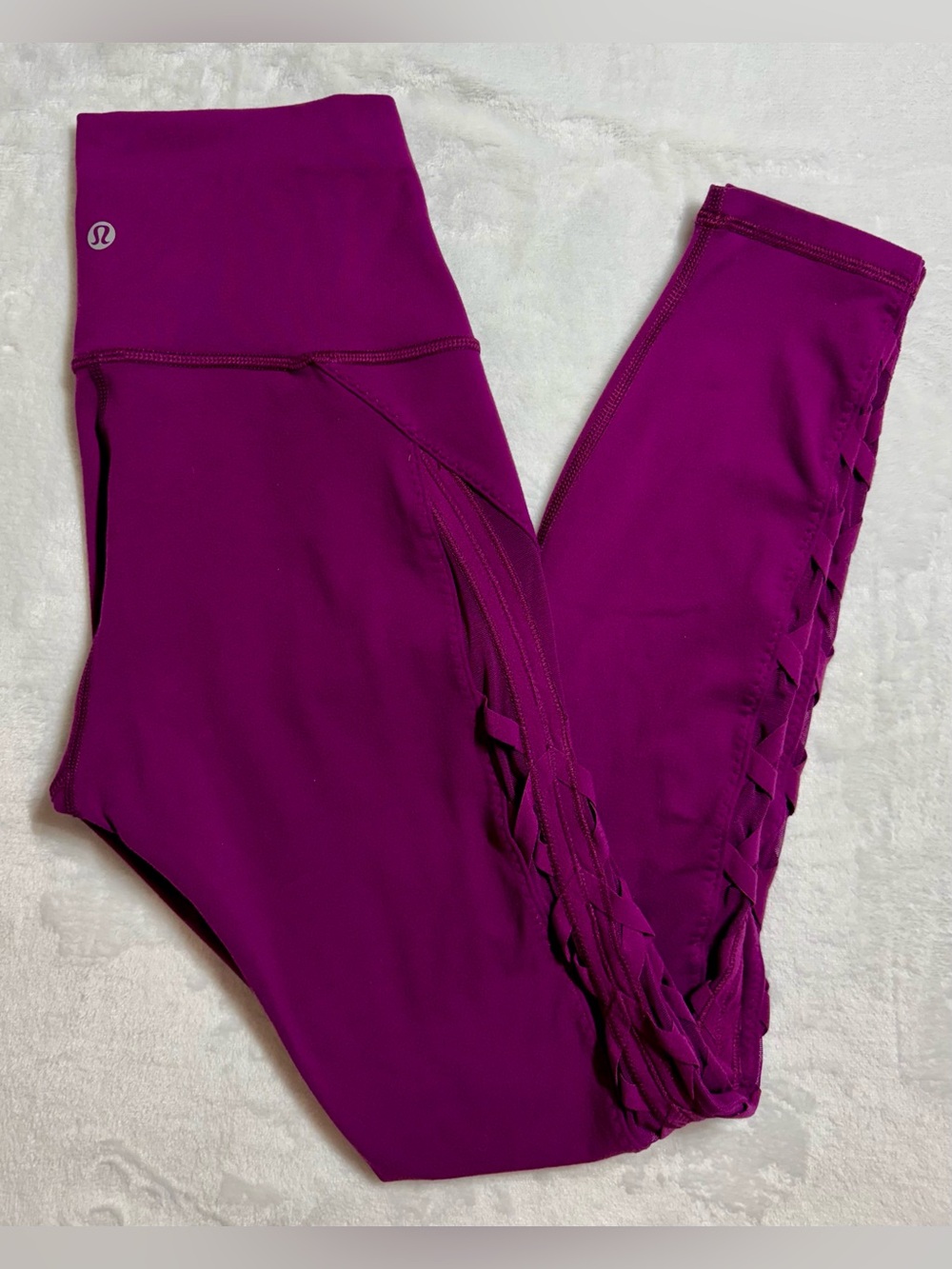 lululemon Women's Magenta Pull-On Yoga Leggings